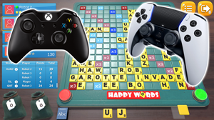 Happy Words scrabble for PlayStation and Xbox